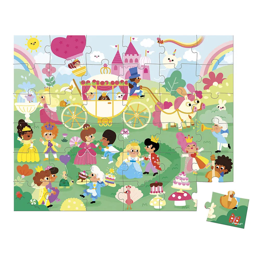 Juratoy Under 100 Piece Puzzles Princesses 36 Piece Puzzle