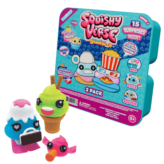 Kandico Gift Squishy Verse Snackipoos 2-Pack