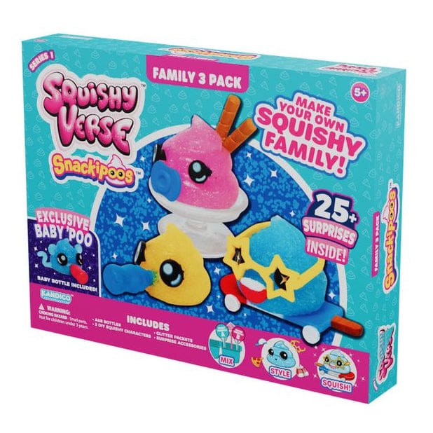 Kandico Gift Squishy Verse Snackipoos Family 3 Pack