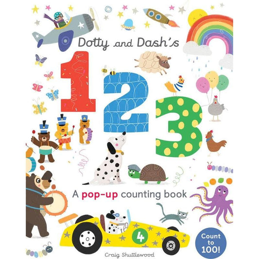 Kane Miller Pop Up Books Default Dotty and Dash's 123 Pop-Up Counting Book