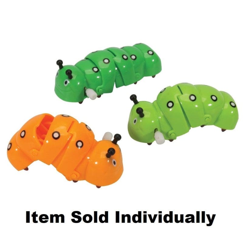 Keycraft Wind up Toys Scrunch Caterpillar Wind Up (Assorted Colors)