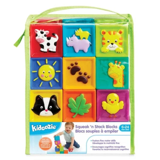 Kidoozie Block Sets Default Squeak 'n Stack Blocks