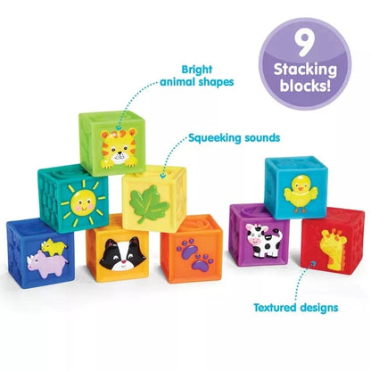 Kidoozie Block Sets Default Squeak 'n Stack Blocks