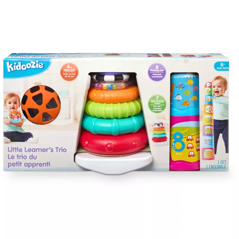 Kidoozie Infant Sensory Toys Little Learner's Trio