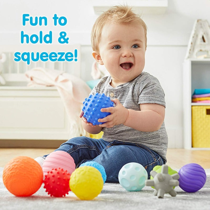 Kidoozie Infant Sensory Toys Touch 'n Roll Sensory Balls