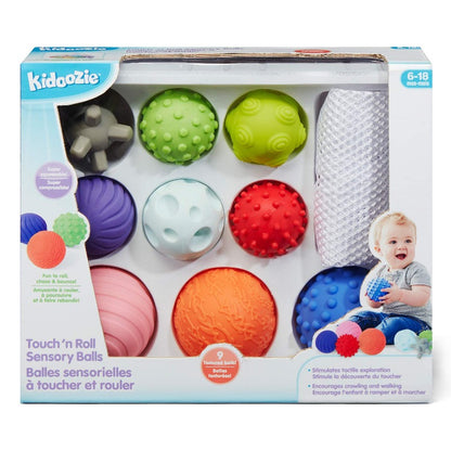 Kidoozie Infant Sensory Toys Touch 'n Roll Sensory Balls