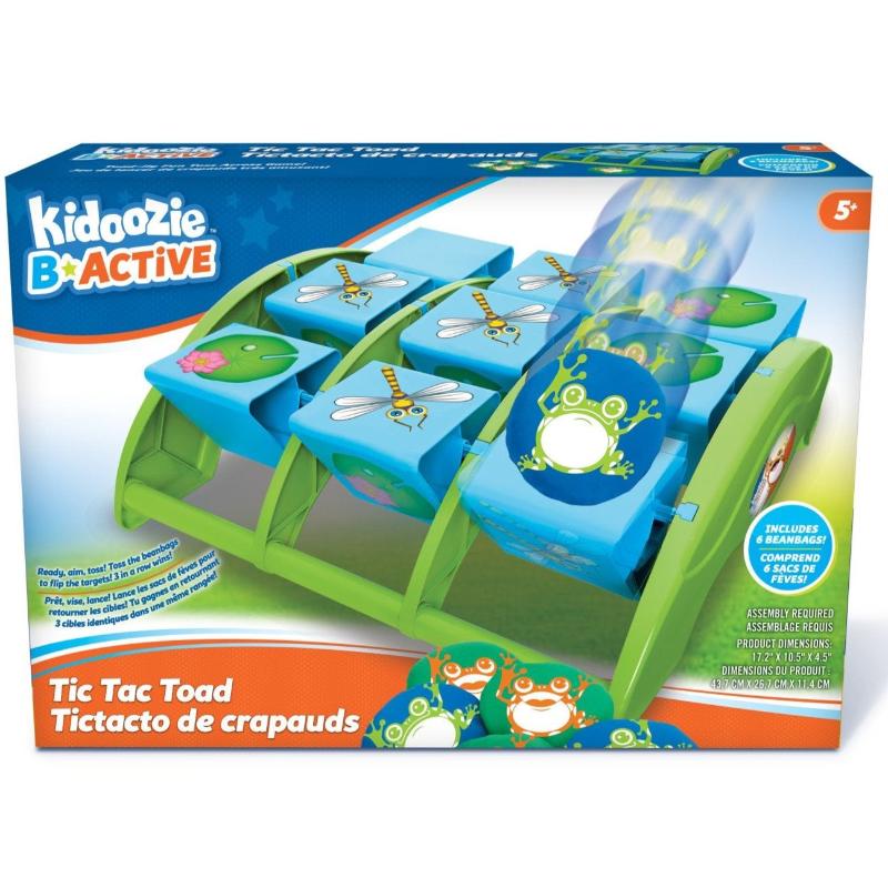 Kidoozie Physical Play Games Default Tic Tac Toad Bean Bag Toss Game