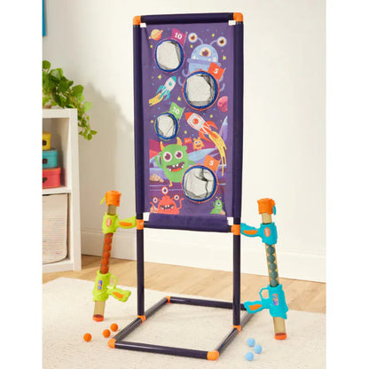 Kidoozie Physical Play Games Double Blaster Alien Challenge