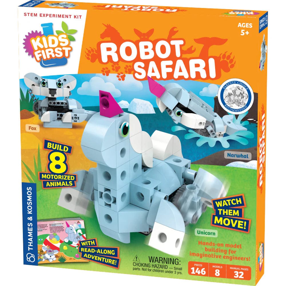 Kids First Robot Kits Default Kids First: Robot Safari - Introduction to Motorized Machines