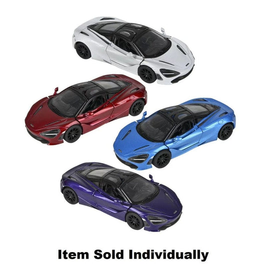 Kinsmart Pullback Vehicles Die Cast McLaren 720S Pullback (Assorted Colors)
