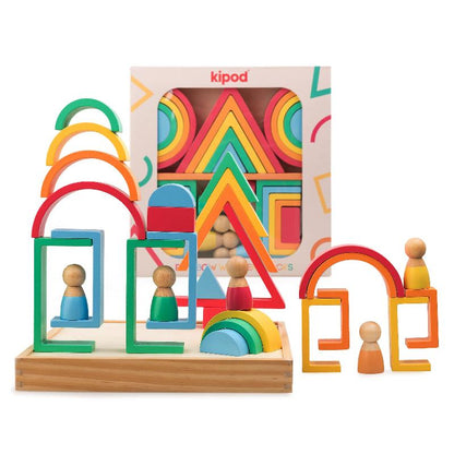 Kipod Block Sets Default Rainbow Blocks 30 Piece Set