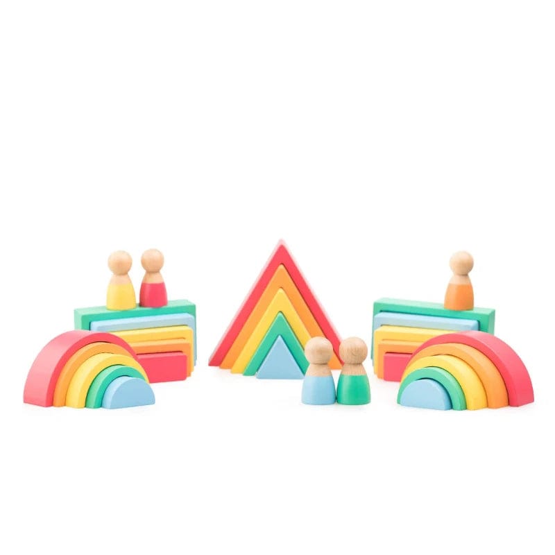 Kipod Block Sets Default Rainbow Blocks 30 Piece Set