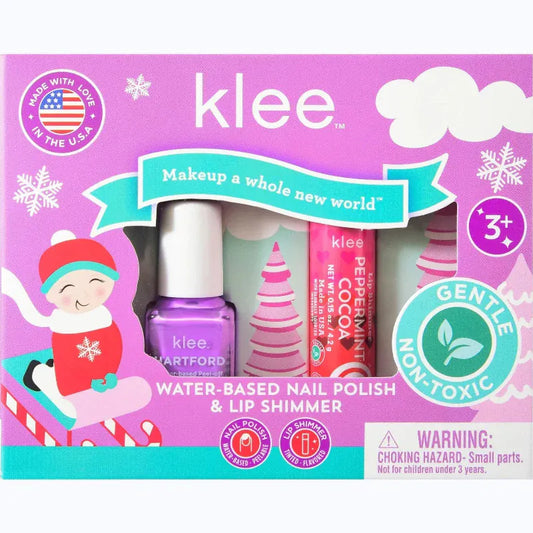 Klee Naturals Dress Up Accessories Klee Naturals Nail Polish & Lip Shimmer Set - Elves' Sleds