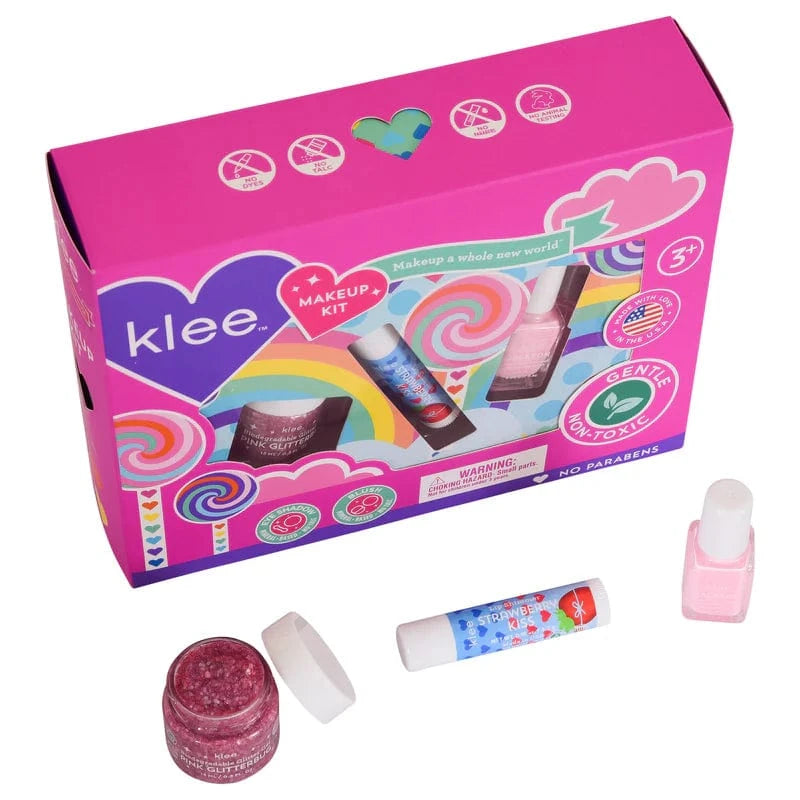 Klee Naturals Dress Up Accessories Play Makeup Kit - Spinning Pink