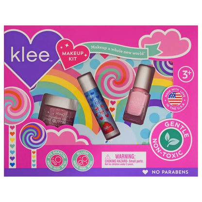 Klee Naturals Dress Up Accessories Play Makeup Kit - Spinning Pink