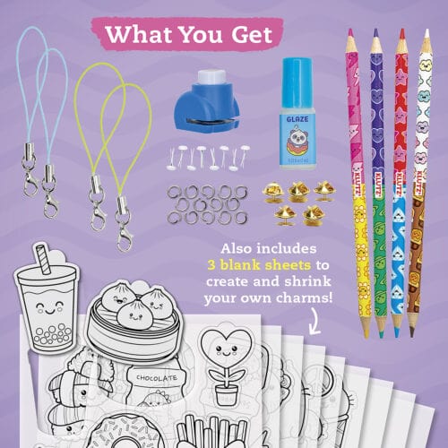 Klutz Art & Craft Activity Kits Default Color & Shrink Art: Kawai Style