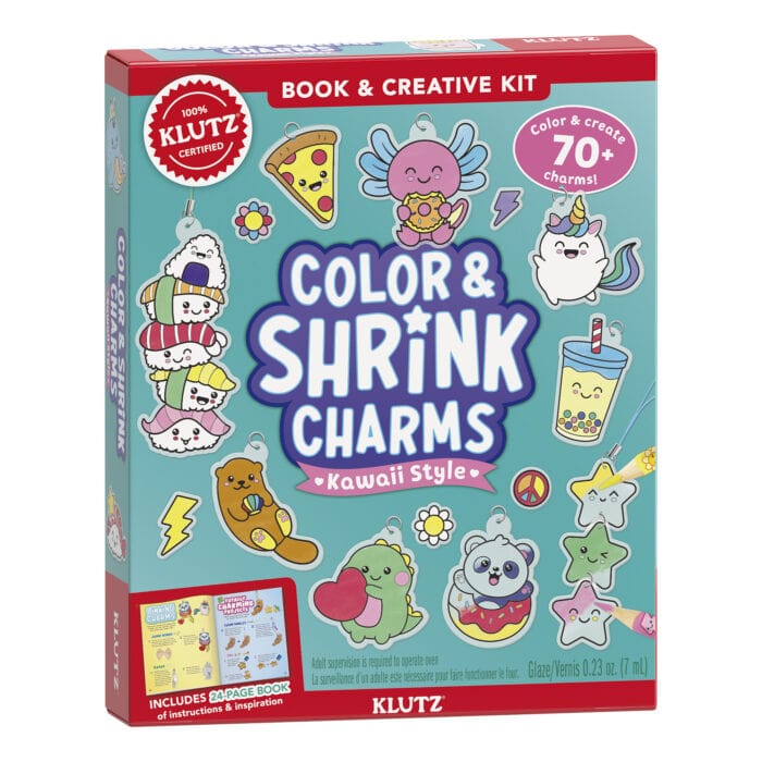 Klutz Art & Craft Activity Kits Default Color & Shrink Art: Kawai Style