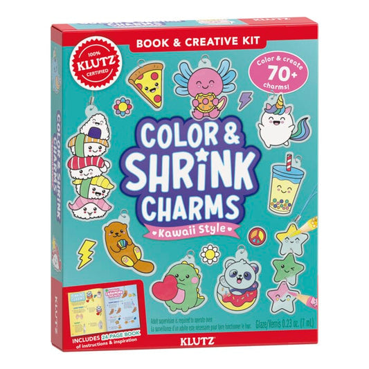 Klutz Art & Craft Activity Kits Default Color & Shrink Art: Kawai Style