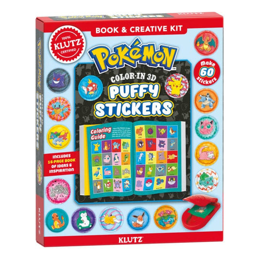 Klutz Art & Craft Activity Kits Default Pokémon Color-In 3D Stickers