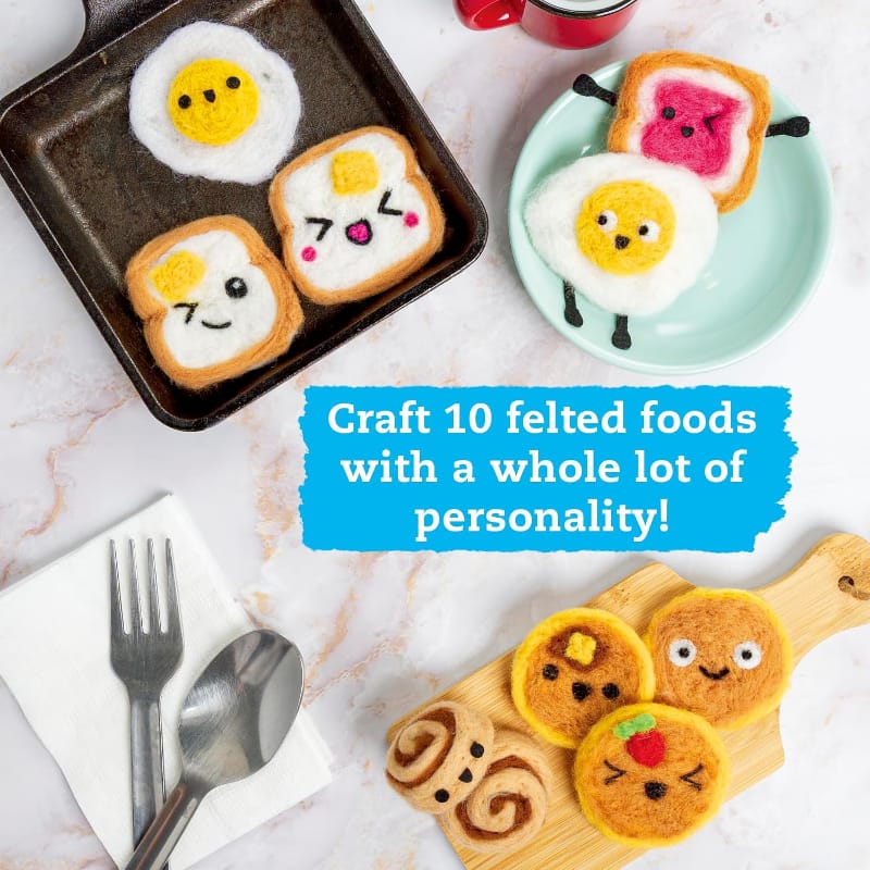 Klutz Art & Craft Activity Kits Felted Food Friends
