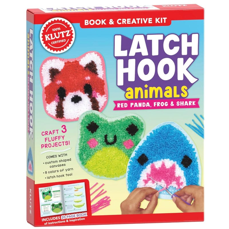 Klutz Art & Craft Activity Kits Latch Hook Animals