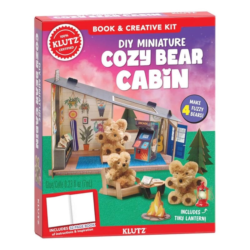 Klutz Art & Craft Activity Kits Miniature Cozy Bear Cottage