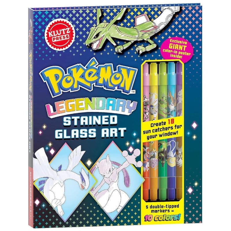 Klutz Art & Craft Activity Kits Pokémon Legendary Stained Glass