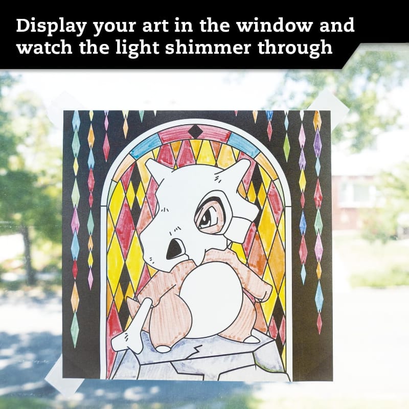 Klutz Art & Craft Activity Kits Pokémon Stained Glass Art