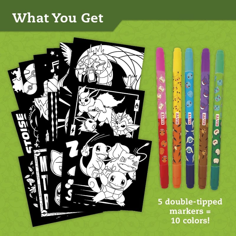 Klutz Art & Craft Activity Kits Pokémon Stained Glass Art