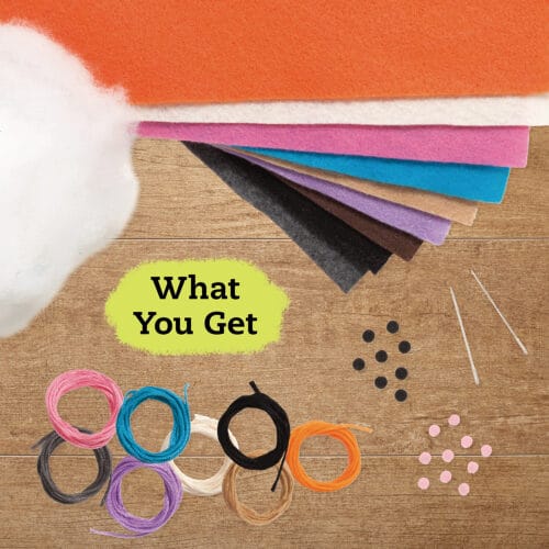 Klutz Art & Craft Activity Kits Sew Mini Animals