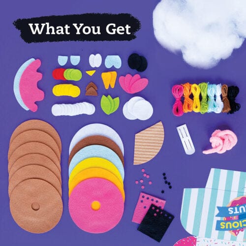 Klutz Art & Craft Activity Kits Sew Your Own Donut Animals