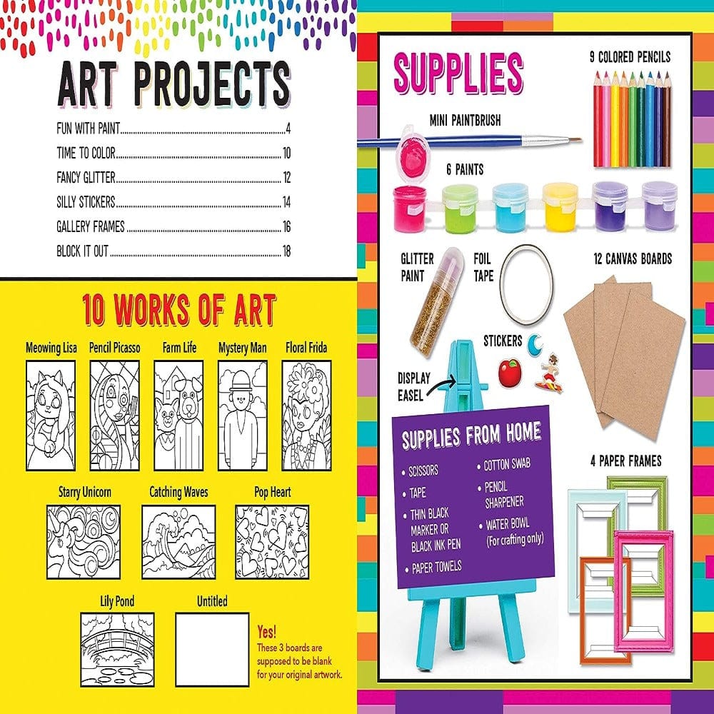 Klutz Art & Craft Activity Kits Tiny Art Studio