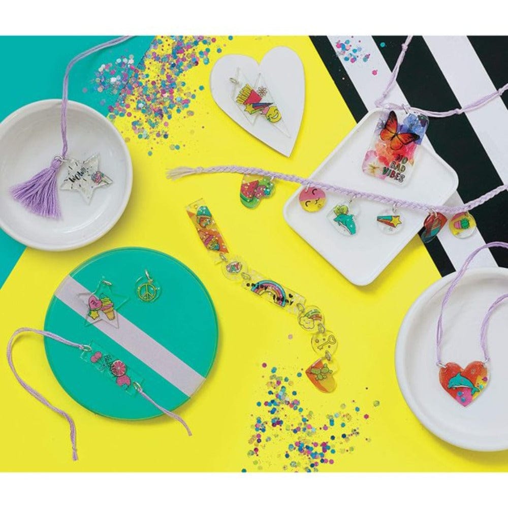 Klutz Art & Craft Jewelry Activity Kits Make Your Own Glaze Craze Charms