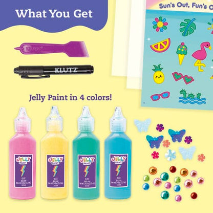 Klutz Arts & Craft Stamp Sets Default Paint & Peel Jelly Stickers Glitter Goals