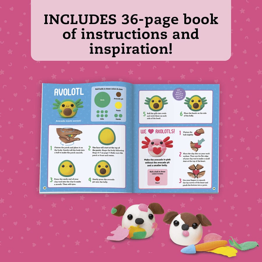 Klutz Clay Arts & Crafts Air Dry Clay Animal Party!