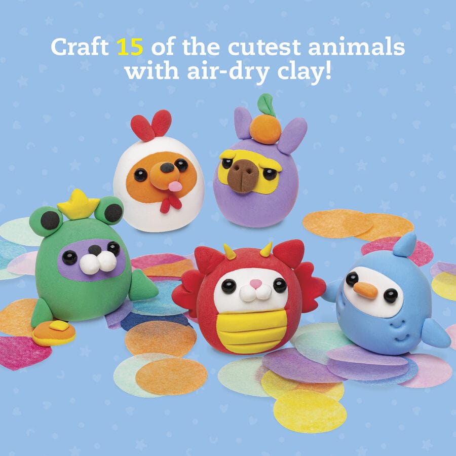 Klutz Clay Arts & Crafts Air Dry Clay Animal Party!