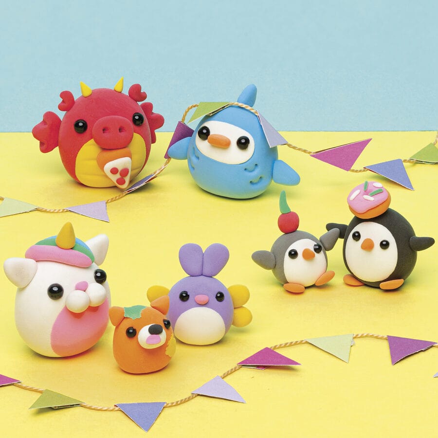 Klutz Clay Arts & Crafts Air Dry Clay Animal Party!