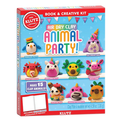 Klutz Clay Arts & Crafts Air Dry Clay Animal Party!