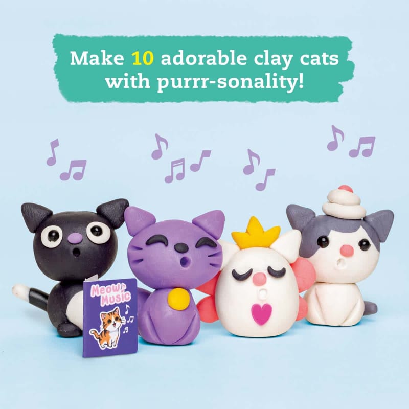 Klutz Clay Arts & Crafts Mini Clay World Kitty Condo
