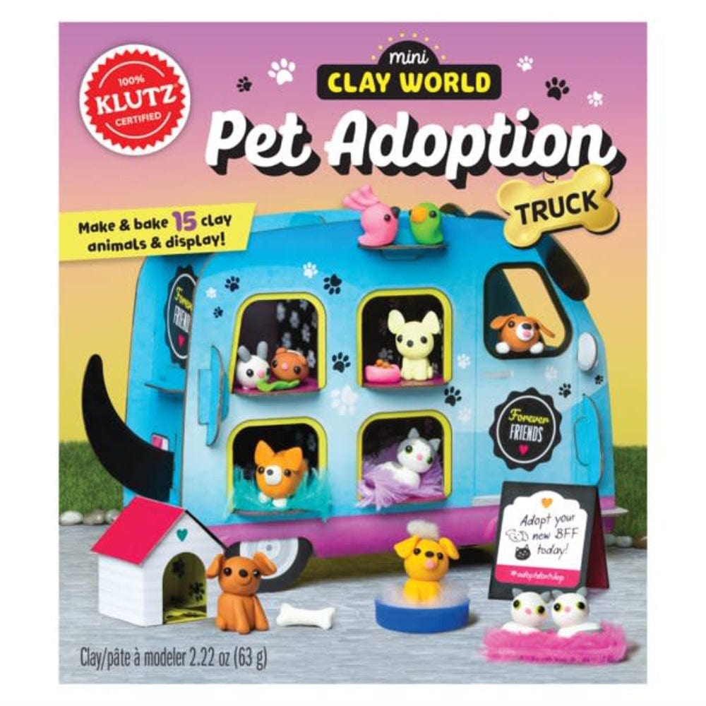 Klutz Clay Arts & Crafts Mini Clay World Pet Adoption Truck