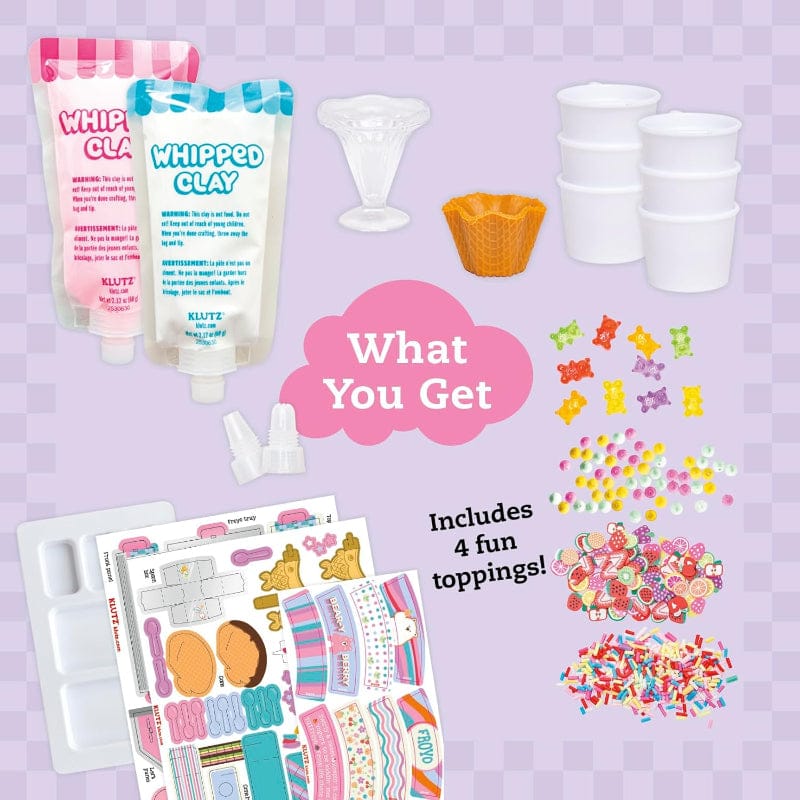 Klutz Clay Arts & Crafts Whipped Clay Froyo Shop