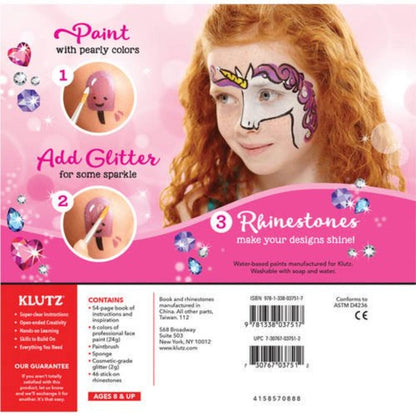 Klutz Coloring & Painting Kits Glitter Face Painting