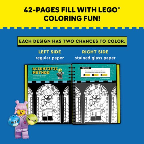 Klutz Coloring & Painting Kits LEGO Stained Glass Art