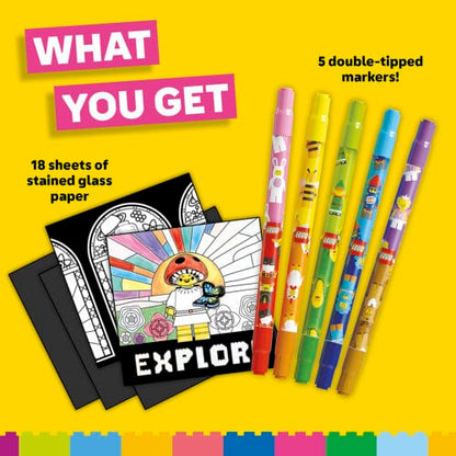 Klutz Coloring & Painting Kits LEGO Stained Glass Art