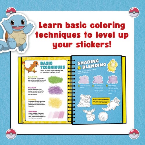 Klutz Coloring & Painting Kits Pokémon Color Your Own Fuzzy Stickers
