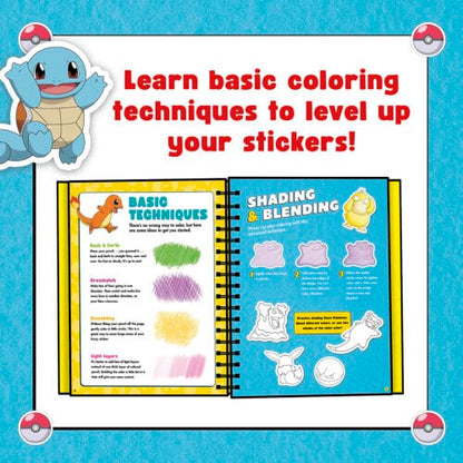 Klutz Coloring & Painting Kits Pokémon Color Your Own Fuzzy Stickers