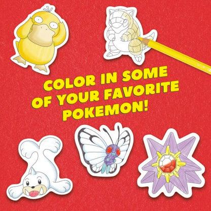 Klutz Coloring & Painting Kits Pokémon Color Your Own Fuzzy Stickers