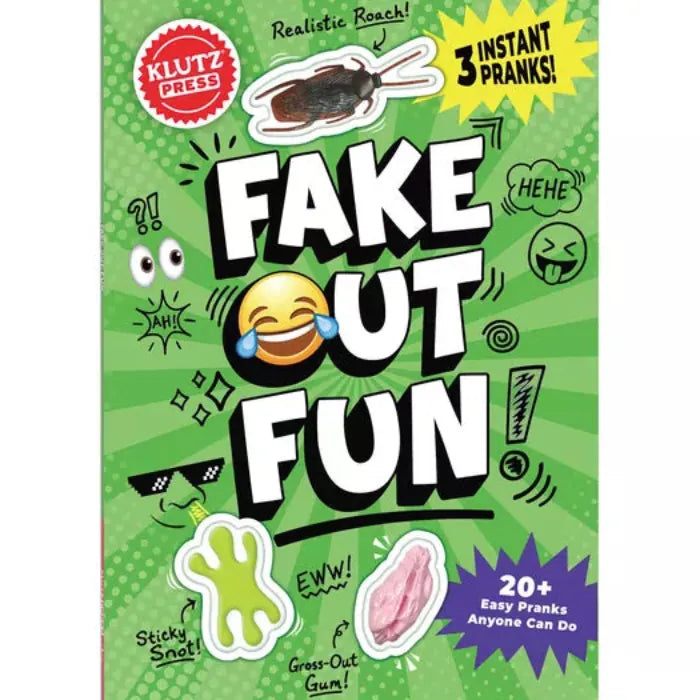 Klutz Hardcover Books Fake Out Fun: 25 Pranks and Jokes