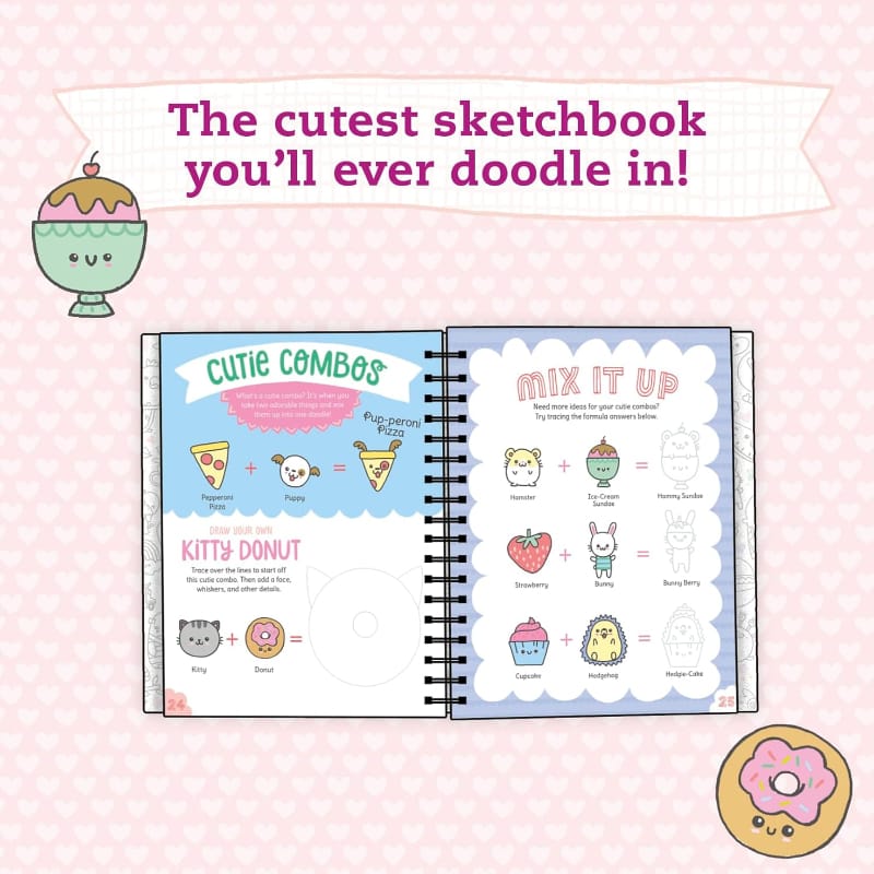 Klutz Scratch Arts & Crafts Super Cute Sketchbook