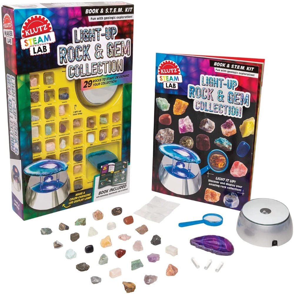 Klutz STEM Toys Light-up Rock & Gem Collection